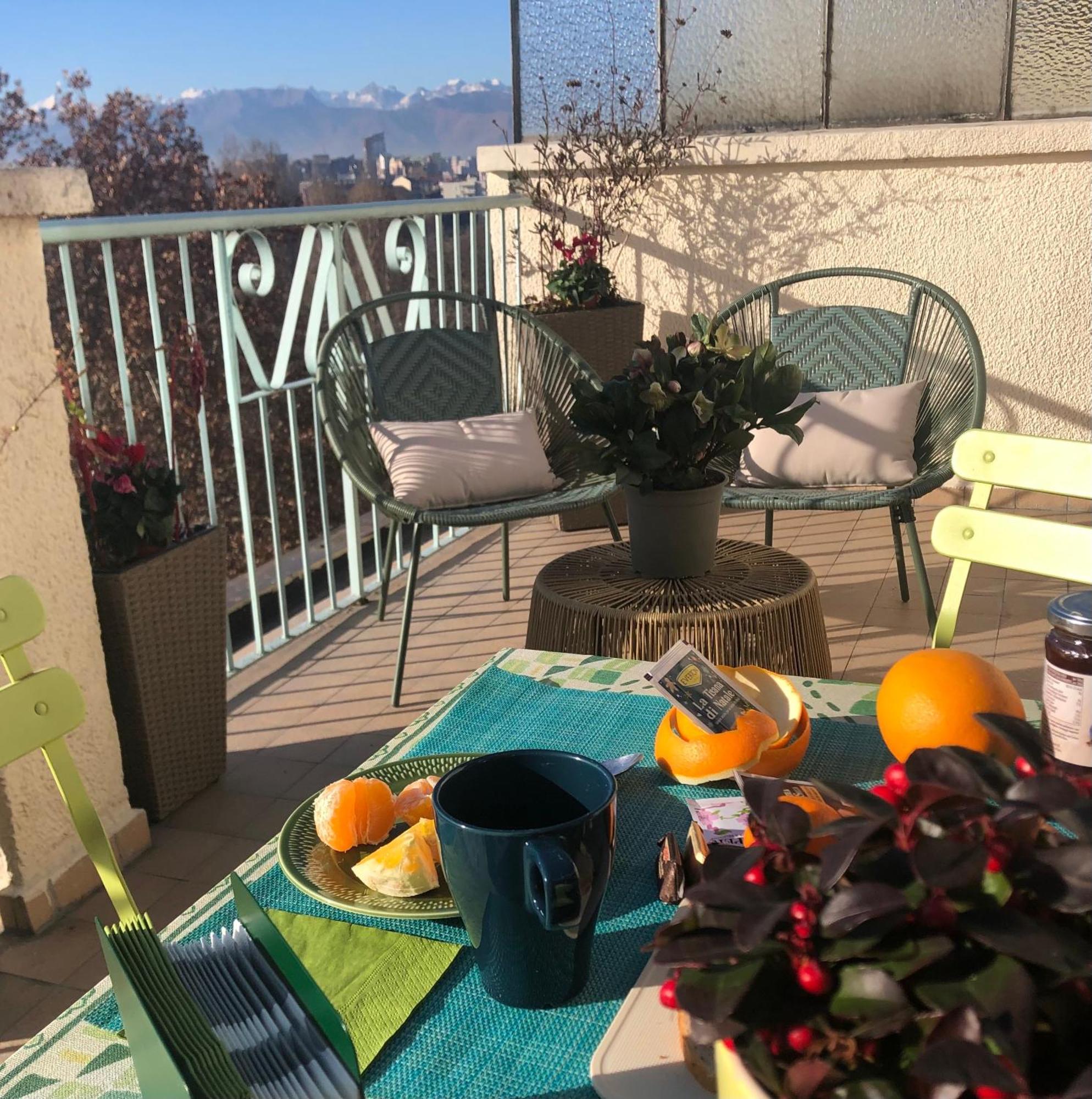 Attico Ellen Terrazza Con Vista Apartman Torino Kültér fotó