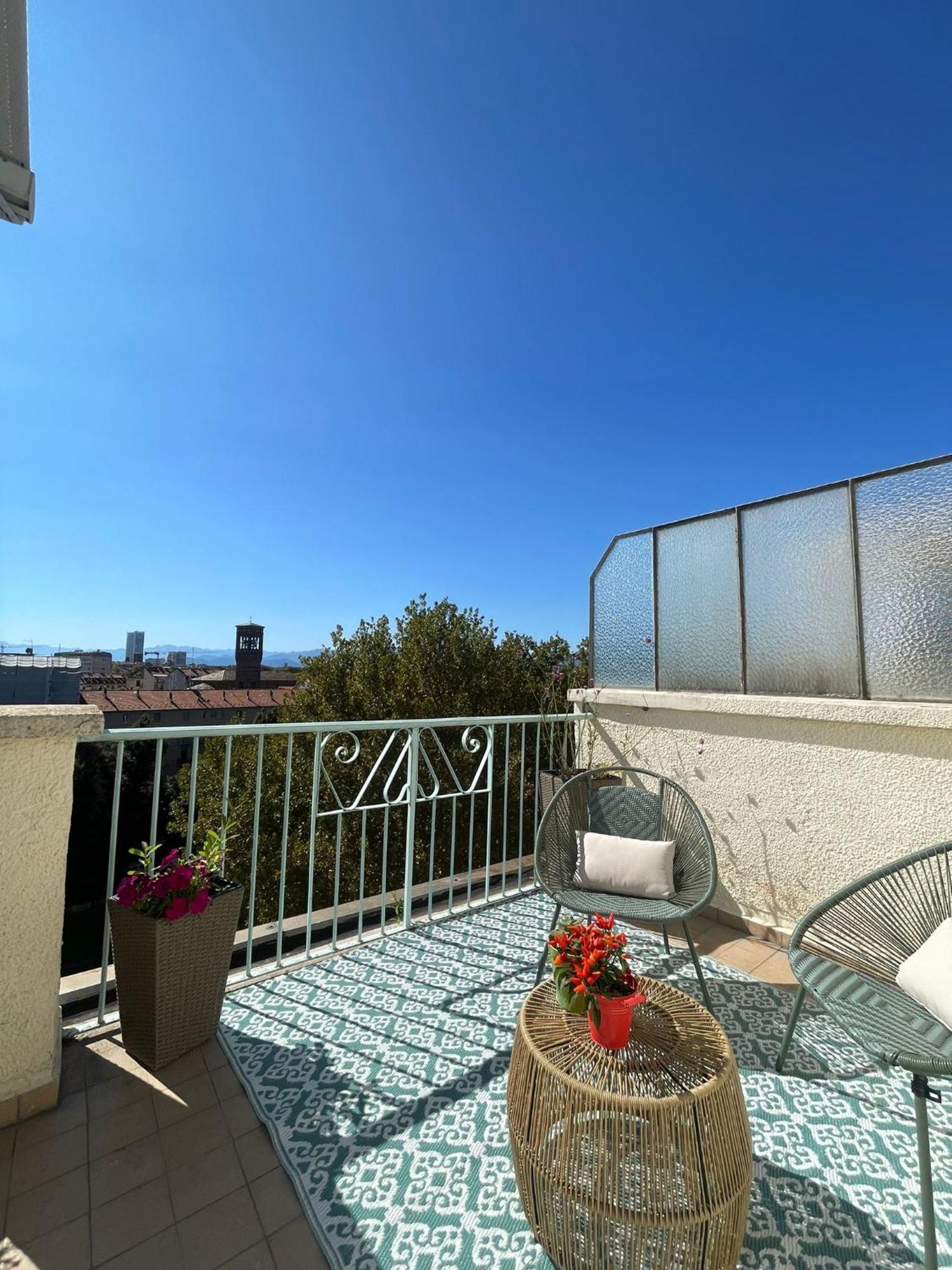 Attico Ellen Terrazza Con Vista Apartman Torino Kültér fotó
