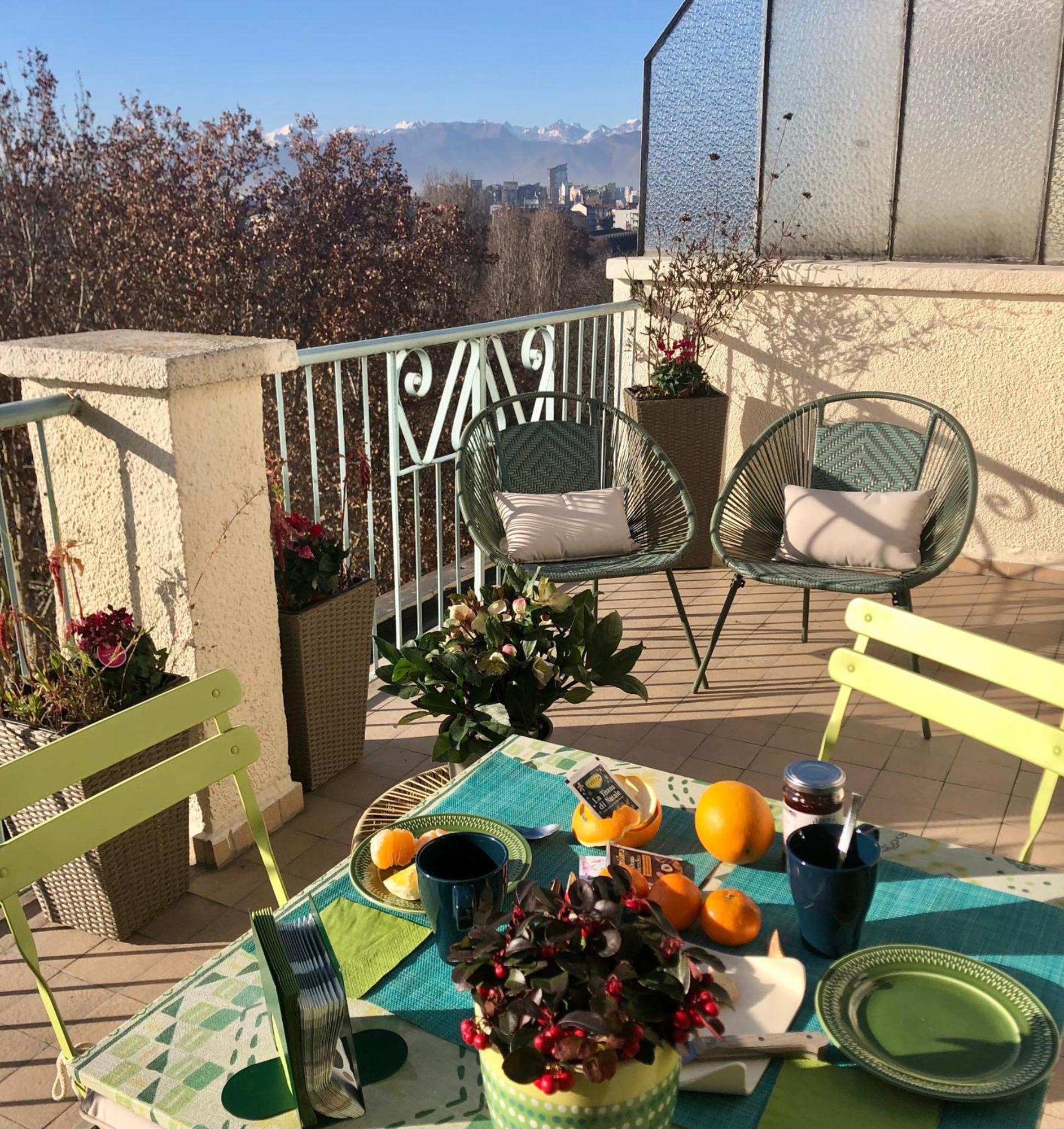 Attico Ellen Terrazza Con Vista Apartman Torino Kültér fotó